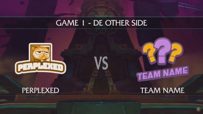 Perplexed vs Team Name