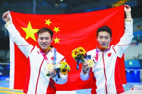 王宗源和谢思埸曾携手夺得男子双人3米跳板冠军