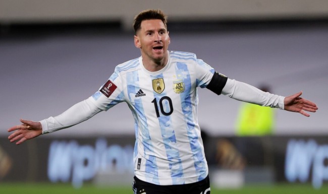 世预赛南美区阿根廷当家球星梅西