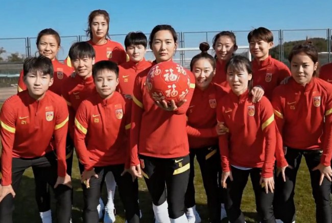 中国女足姑娘们