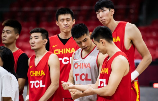 中国男篮的队员们