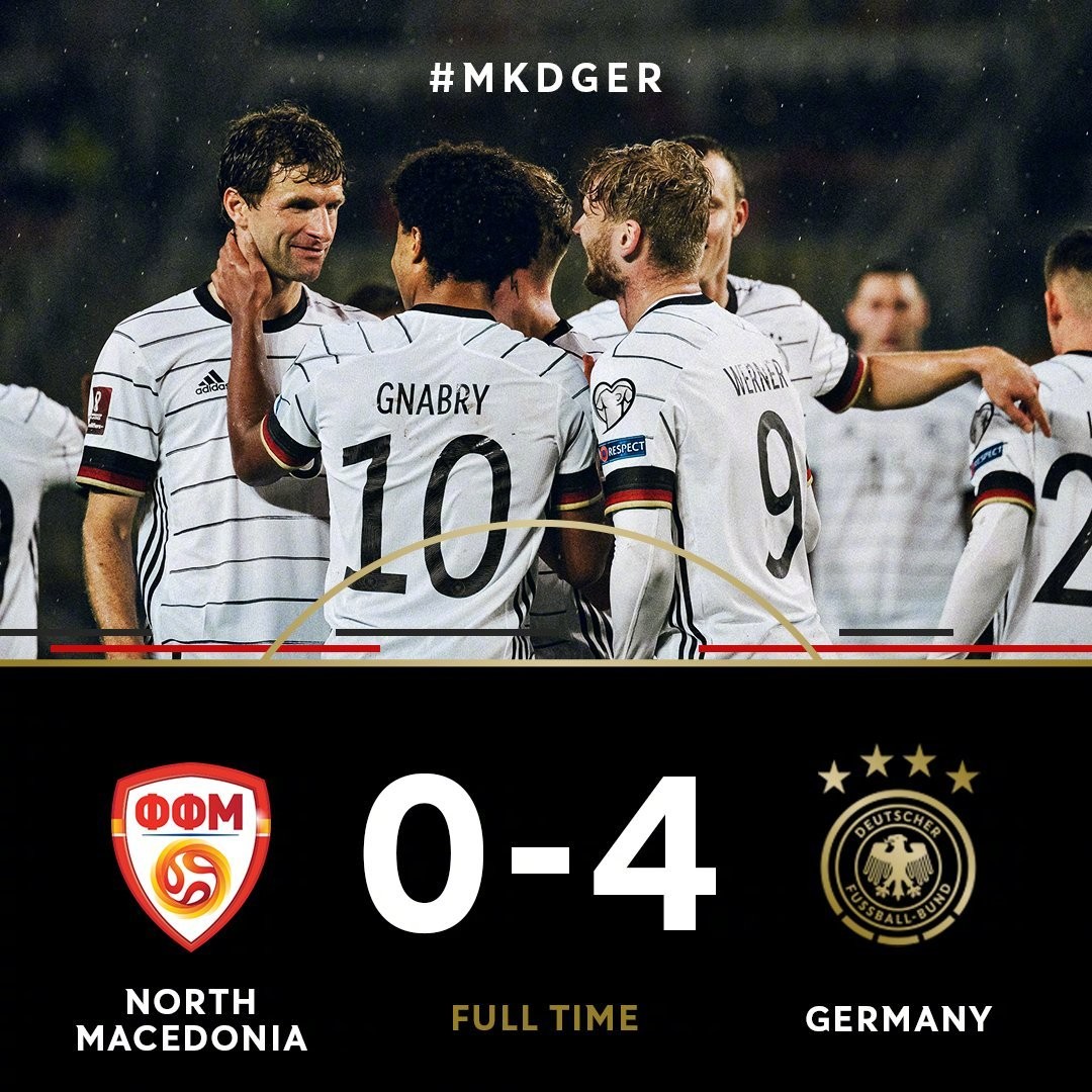 北马其顿0-4德国