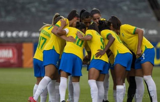 巴西女足的队员们