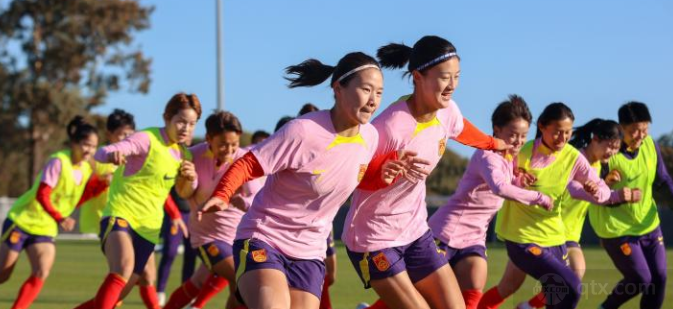 中国女足积极备战世界杯