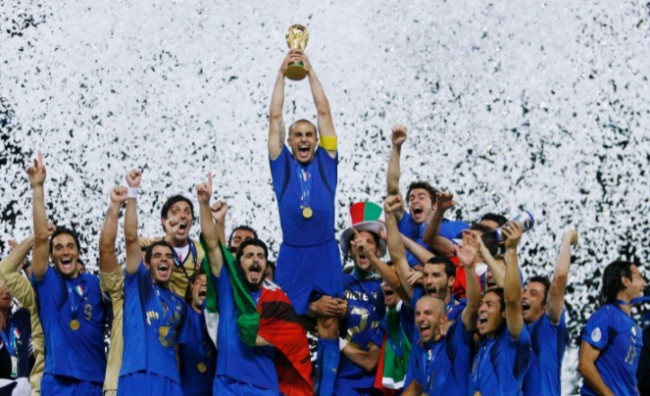 06年世界杯冠军得主意大利队