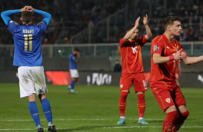 意大利队无缘2022卡塔尔世界杯