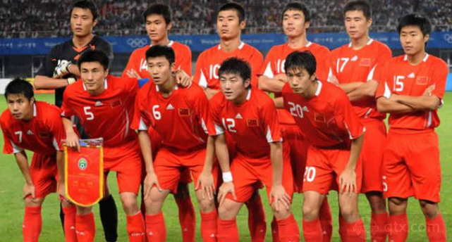 中国国足队员们