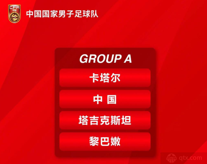 亚洲杯中国队分组
