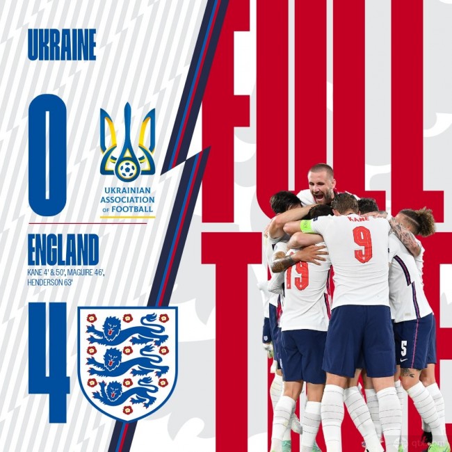 英格兰4:0乌克兰
