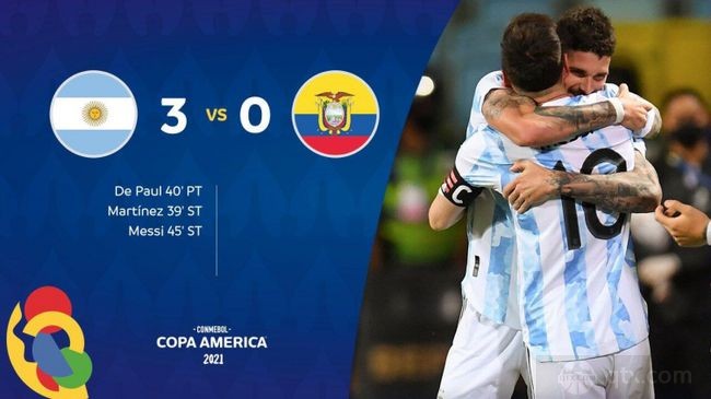 阿根廷3-0厄瓜多尔战报