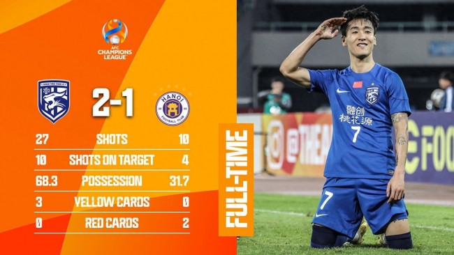 武漢三鎮2-1河內