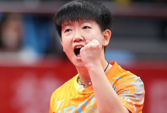 全运会乒乓球女单选手孙颖莎