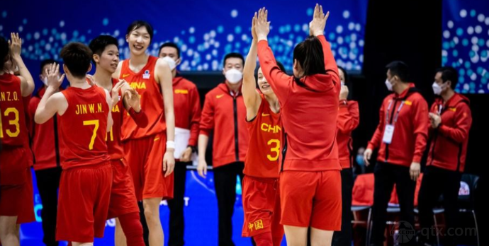 中国女篮队员们