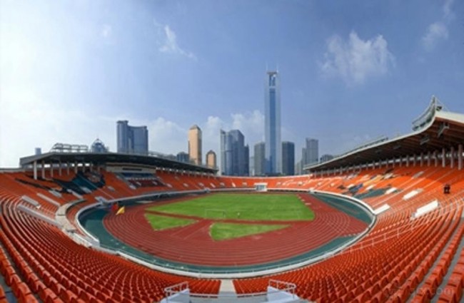 广州赛区承办场地之一的天河体育中心