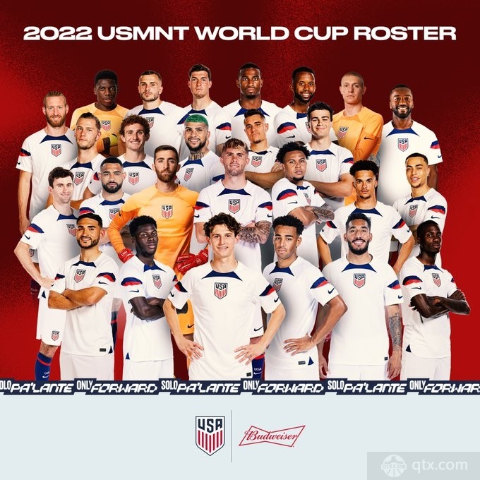 美国世界杯26人大名单