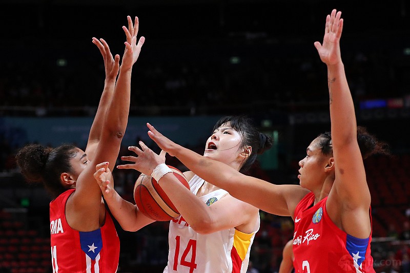 女篮世界杯最新赛况中国女篮95-60波多黎各女篮 李月汝16分8篮板