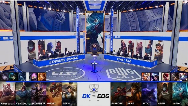 EDG vs DK第一局BP