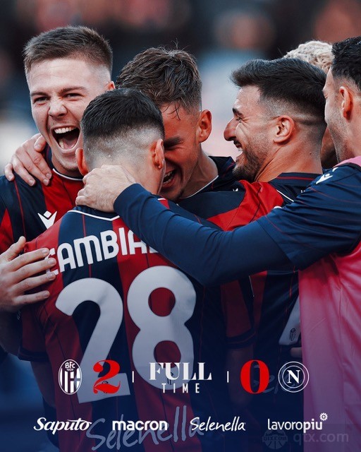 博洛尼亚2-0那不勒斯