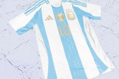 阿根廷2024主場球衣諜照曝光 三星隊徽重新設計