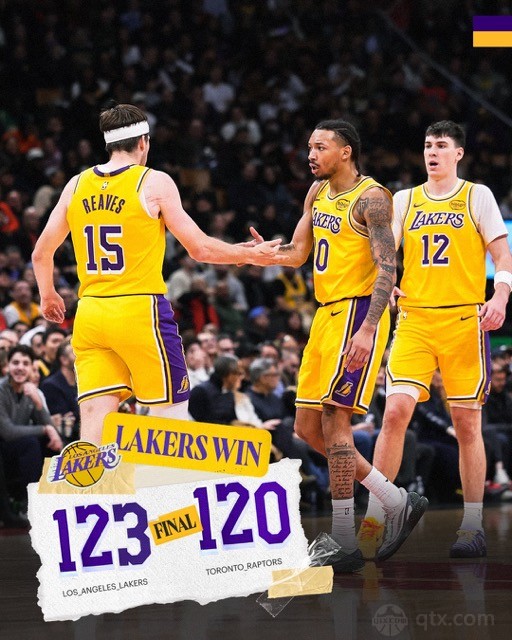 湖人客场123-120险胜猛龙