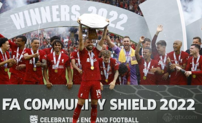 利物浦拿下队史第16座社区盾杯冠军