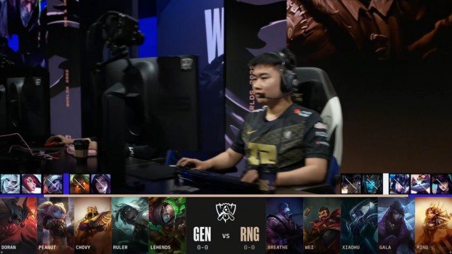 S12世界赛小组赛RNG vs GEN