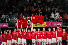 中国女篮约战澳大利亚队 亚运会前最后热身