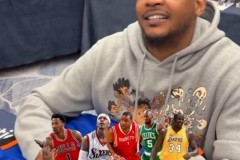 安东尼评NBA历史首发五人组 罗斯和麦迪在列