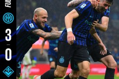 意甲国际米兰3-0佛罗伦萨 国米升至第三