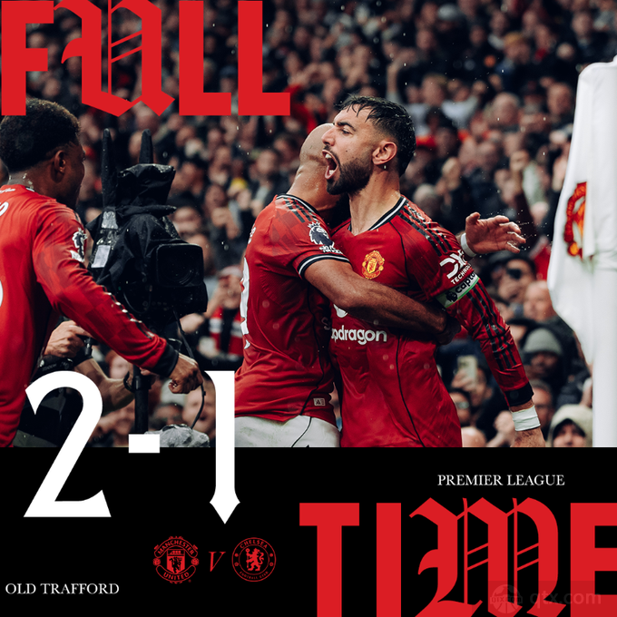 曼联2-1切尔西