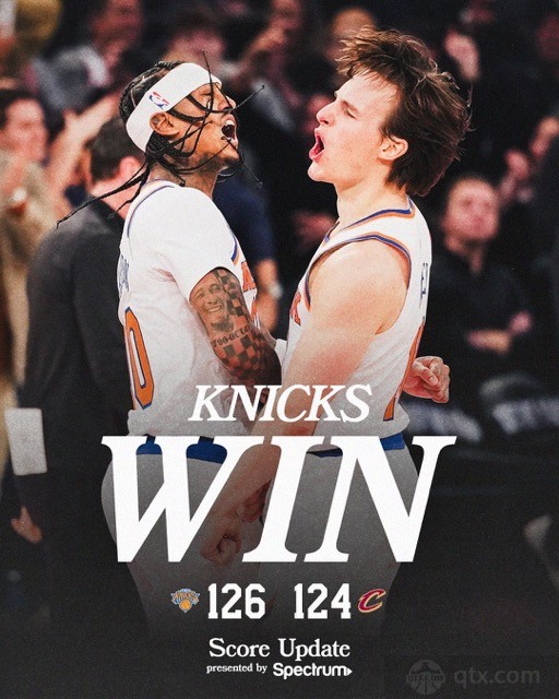 尼克斯主场126-124险胜骑士