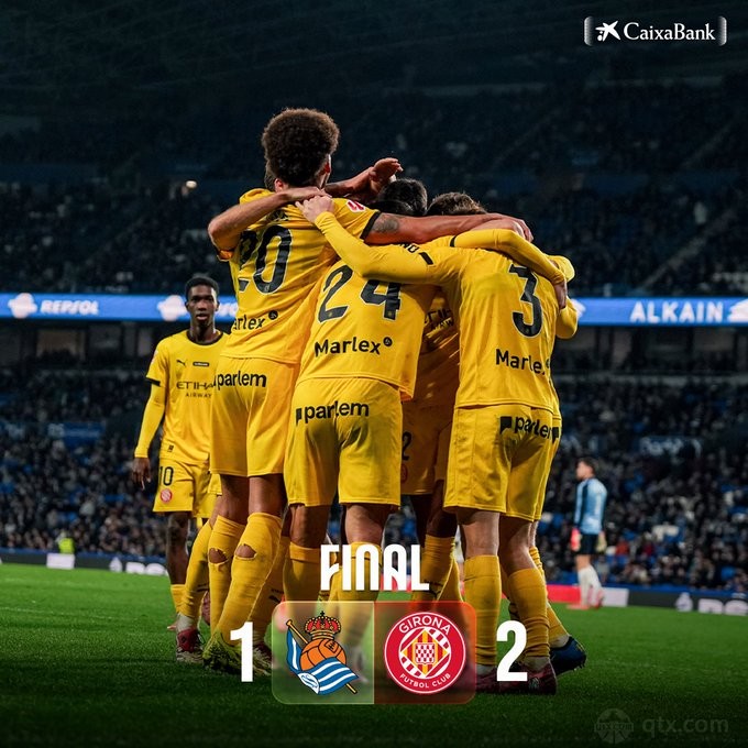 皇家社会1-2赫罗纳