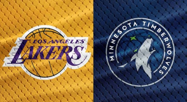 NBA常规赛森林狼VS湖人视频直播