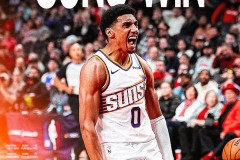 NBA常规赛开拓者主场110-127不敌太阳 杨瀚森替补贡献9分5板3助