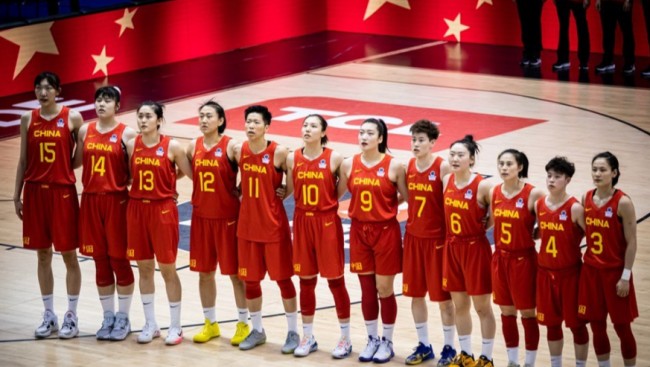 中国女篮的队员们