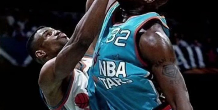奧尼爾統治了1996年NBA全明星賽