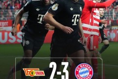 德国杯柏林联合2-3拜仁慕尼黑 拜仁惊险晋级