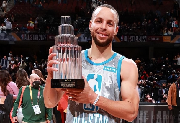 2022年NBA全明星MVP得主斯蒂芬-库里