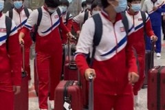 朝鲜女足已经抵达厦门 10月26日战中国女足