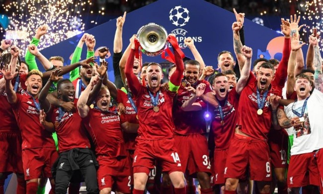利物浦赢得2018-19赛季的欧冠冠军