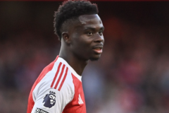 萨卡接近与阿森纳续约至2030年 阿森纳留住锋线主力