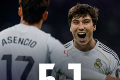 西甲皇家馬德裏5-1皇家貝蒂斯 貢薩洛戴帽