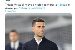 意媒：如果明天无法率队击败热那亚 斯佩齐亚将会解雇主帅莫塔