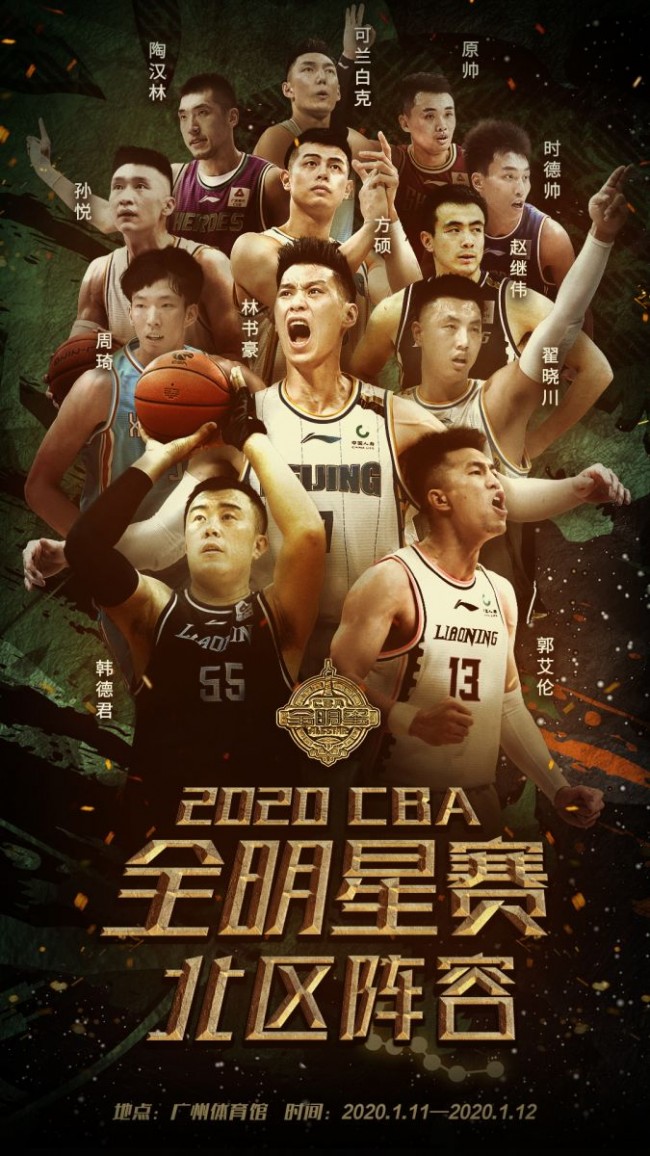 2020CBA全明星阵容名单