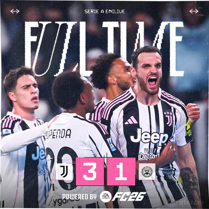 尤文图斯3-1乌迪内斯