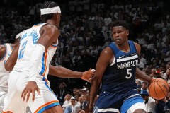 今日nba西部决赛G5雷霆124-94大胜森林狼 亚历山大34分爱德华兹19分6板
