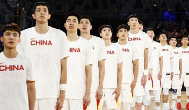 中国男篮队员们
