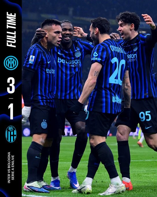 国际米兰3-1博洛尼亚