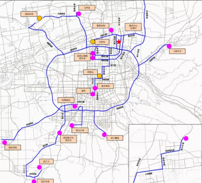 西安市14运火炬传递各市时间安排