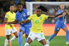 女足世界杯最新战况：法国女足险胜巴西暂列小组第一名